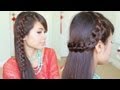 Unique 4-Strand Lace Braid Hairstyle for Long Hair ...