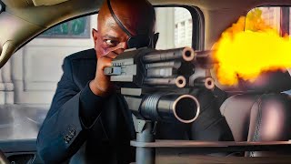 Nick Fury Assassination Attempt Scene - Captain America: The Winter Soldier (2014) Movie Clip