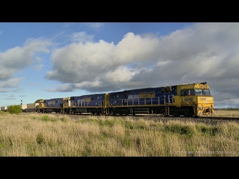 1MP2 Steel Wagons & Container Train - PoathTV Australian Railways
