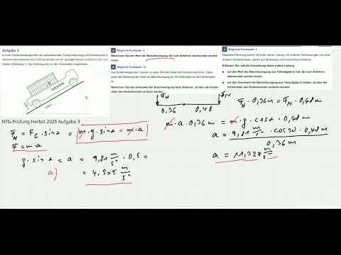 NTG Exam Autumn 2025 Question 3
