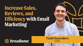 Increase Sales, Reviews, and Efficiency with Email Marketing