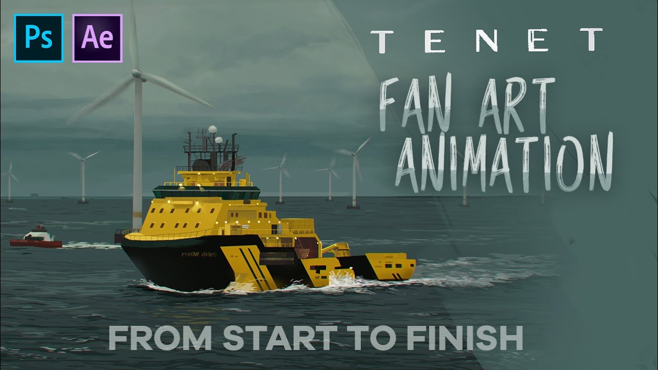 TENET fan art and animation