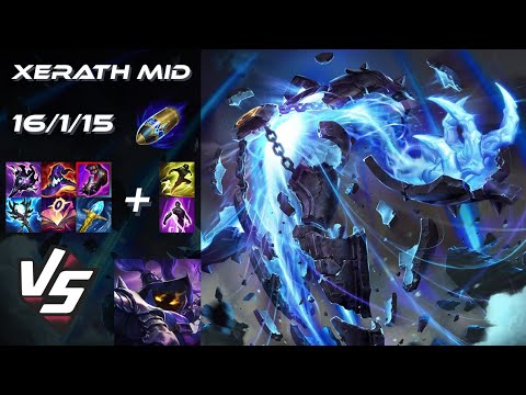 MID Xerath vs Veigar - EU Grandmaster Patch 25.S2.8