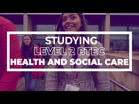 Studying BTEC Level 2 Health & Social Care at Blackpool Sixth