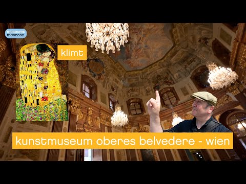Schloss Belvedere und "Der Kuss" von Gustav Klimt in Wien