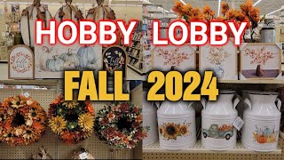Hobby Lobby All New Fall Home Decor For 2024| Come With Me| New Low Prices