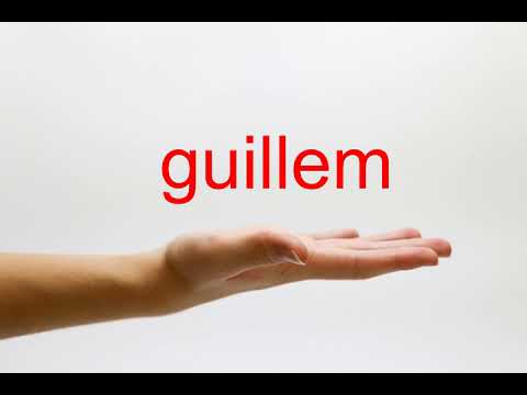 How to Pronounce guillem - American English
