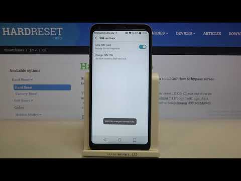 How to Change SIM PIN in LG Q6 – Set SIM Protection