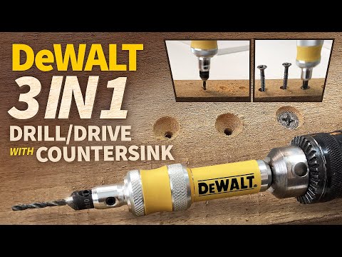 DeWALT Drill Flip Drive with Countersink - Make Your Drive/Drilling Pilot Holes Fast & Easy!