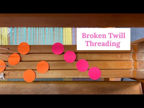 Broken Twill Threading