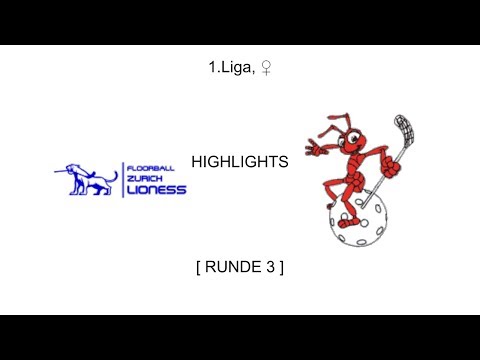HIGHLIGHTS, 1.Liga GF, ♀, Gruppe 2, R3, Floorball Zurich Lioness - Red Ants