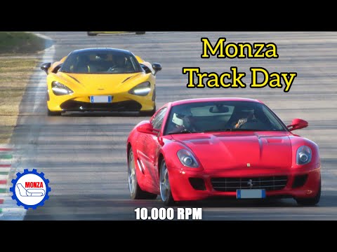Monza Track Day | 720S, 991 GT3 RS, 599 GTB, AMG GT R Pro, Cayman GT4 | Monza Circuit | 10.000 RPM