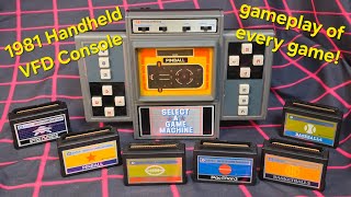 1981 VFD Game Console,  Entex Select A Game