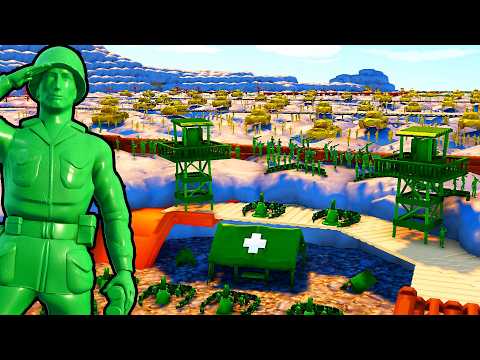 Can Army Men Hold LARGEST Trench Fortress DEFENSE Ever?! - Attack on Toys