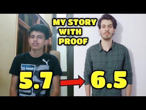 How I Increased My Height From 5 Feet 7 Inches to 6 feet 5 Inches With Proof