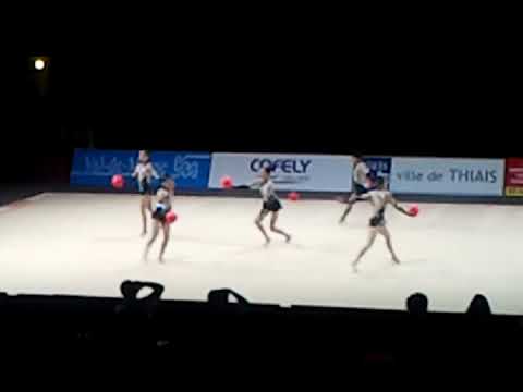 UZBEKISTAN 5 balls - 2011 Thiais Groups AA (poor quality)