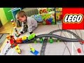 Играем в LEGO поезд - LEGO DUPLO Train 10508 