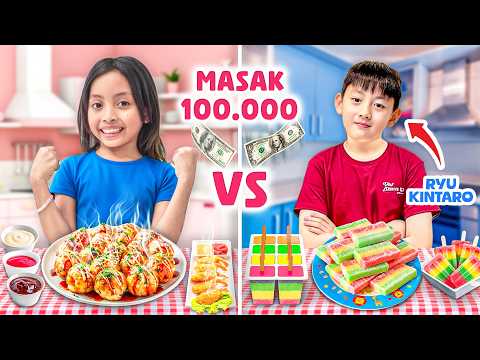 CUMA 100 RIBU?! 😱 Leika vs Ryu Kintaro Challenge Masak, Siapa Lebih Jago?