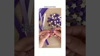 How to make paper star ★!! #paperstars #tutorial #aesthetic #shortsvideo