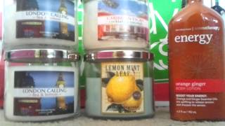 Bath and Body Works Haul - Candles and Aromatherpy Deal of the Days