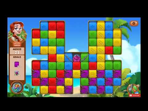 Lost Island Blast Adventure Level 1021 NO BOOSTERS - A S GAMING