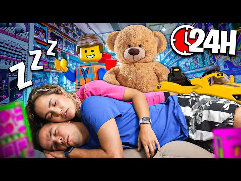 We spent the night in a toy store without anyone knowing!