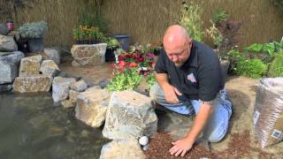 How to build a Fish Pond - Part 20 | Pond Edging & Landscape Borders