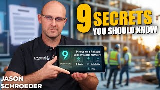 9 keys to building a reliable subcontractor network