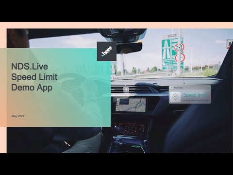 NDS Public Conference 2022 - NDS.Live demo of the HERE ISA Map.