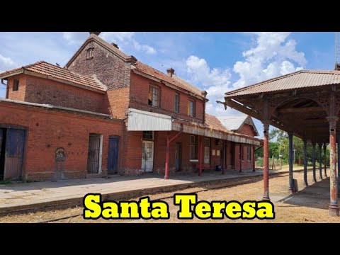 Santa Teresa. Santa Fe. [El ferrocarril Protagonista en la Region] #argentina #pueblo #parati #ya