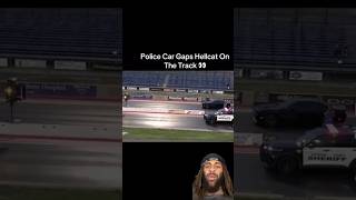 Jackson County Sheriff 🚔 vs Hellcat Challenger… THIS Got Serious 😳🔥 #insane #dragracing #explore