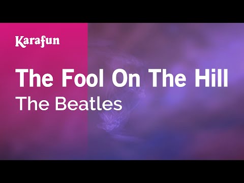 The Fool on the Hill - The Beatles | Karaoke Version | KaraFun