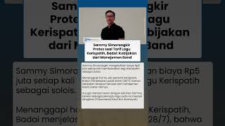 Sammy Simorangkir Keluhkan Tarif Lagu Kerispatih, Musisi Badai: Kebijakan dari Manajemen Band