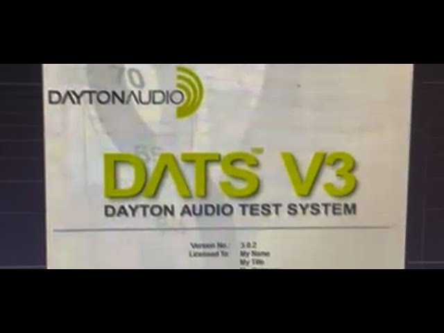 Dayton Audio DATS V3 Computer Based Speaker & Audio Component Test System