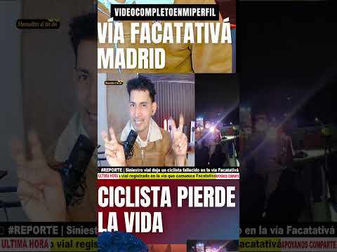 🚨 #REPORTE | Ciclista fallece en siniestro vial en la vía Facatativá – Madrid