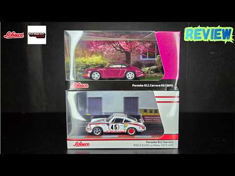 Feature Image thumbnail for the video blog Schuco x Tarmac Works - Porsche 911 Carrera RS Ruby & Porsche 911 Carrera RSR 2.8 Le Mans - REVIEW by booster_diecast