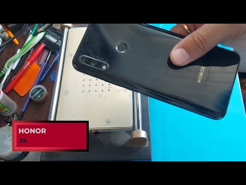How to replace the display on an Honor 9X phone