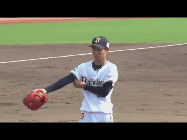 【ファーム】バファローズ・山岡が2イニングを無失点で切り抜け、順調な調整ぶりをアピール!! 2020/8/22 B-H(ファーム)