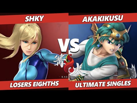 Kagaribi 3 Top 8 Losers - shky (ZSS) Vs. Akakikusu (Hero) SSBU Smash Ultimate