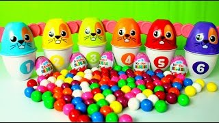 Huevos Kinder Sorpresa Aprende los Números y los Colores| Kinder Eggs Learn Numbers and Colors