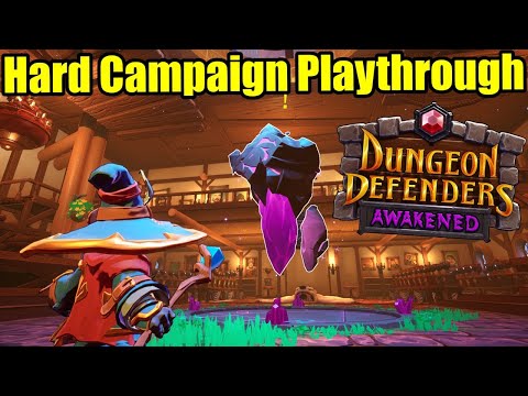 🔴Fresh Start Hard Campaign Full Playthrough | Beginner Progression - Dungeon Defenders: Awakened🔴