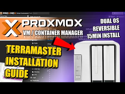 How to Install Proxmox on a Terramaster NAS