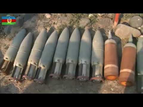 weapons and ammunition that armenian soldiers left and fled