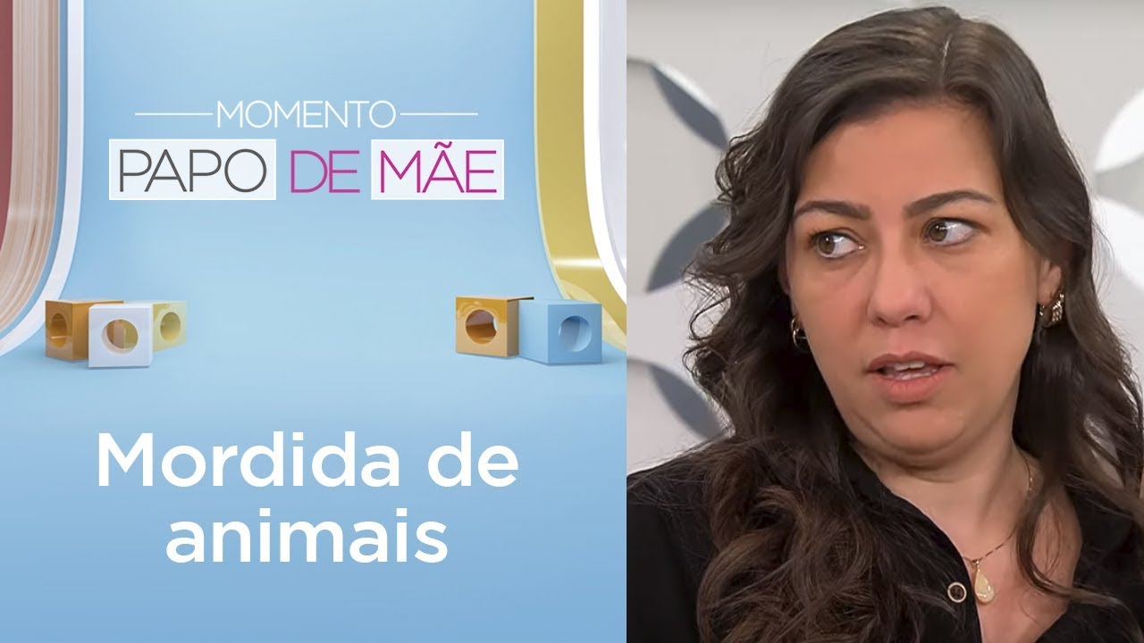 O que fazer quando uma criança é mordida por um animal? | Momento Papo de Mãe