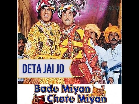 Deta Jai Jo Re - Bade Miyan Chote Miyan (1998) - Anuradha Kavita Udit & Amit  - Viju Shah - 320Kbps