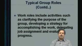 Lecture - 33 Group Dynamics - II