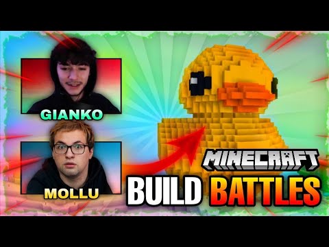 Mollu - MINECRAFT BUILD BATTLES CON GIANKO!!