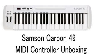 Video thumbnail for Samson Carbon 49 MIDI Controller Unbox by ShrekDaGlitcher