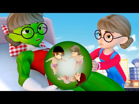 Siren Head Vs Ironman Giant NickHulk - Tani Care Baby Miss T - Scary Teacher 3D In Real Life