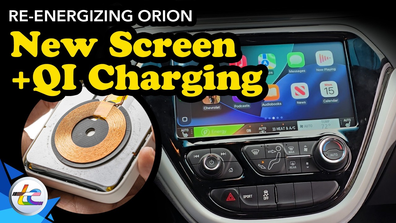 Making Our Old Bolt EV Feel New Again: Qi Charging & A New Screen